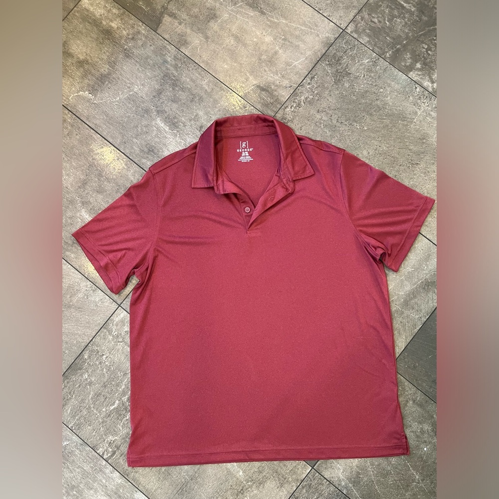 George Men's Red Polo Shirt size xl/xg (46-48) like new!
